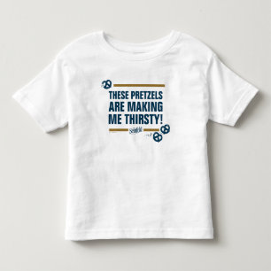 Seinfeld "These Pretzels" Typography Graphic Toddler T-Shirt