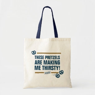 Seinfeld   "These Pretzels" Typography Graphic Tote Bag