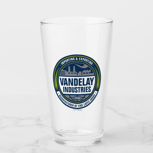 Seinfeld | Vandelay Industries Logo Glass (Front)