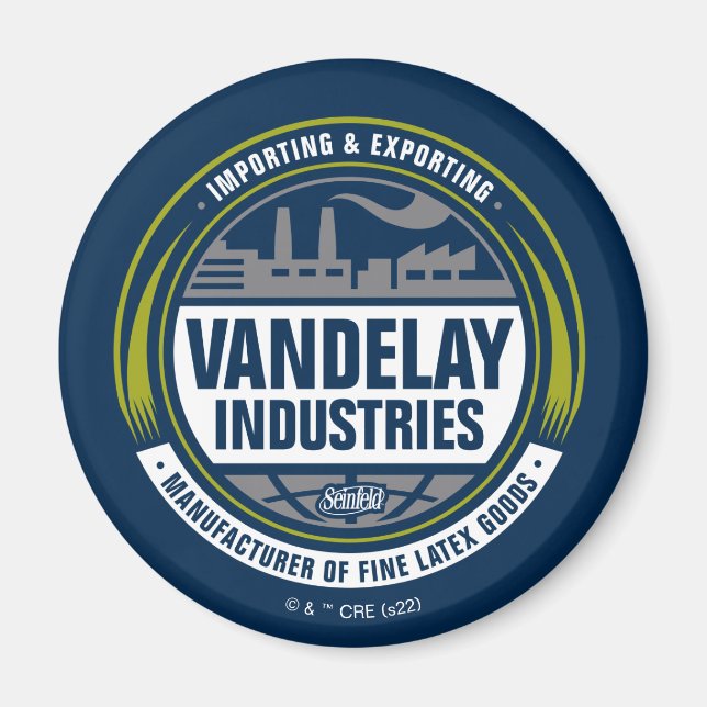 Seinfeld | Vandelay Industries Logo Magnet (Front)