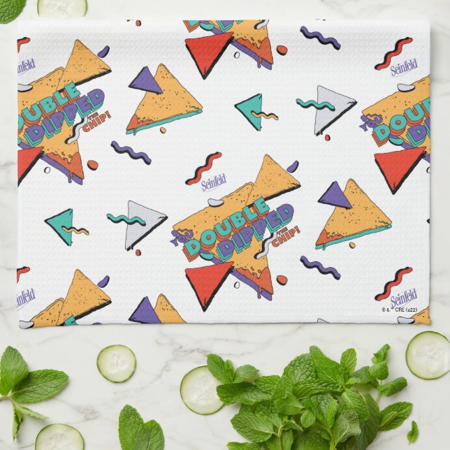 Seinfeld | You Double Dipped the Chip Tea Towel (Folded)