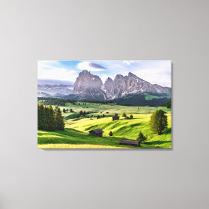Seiser Alm Dolomite Alps, Italy Canvas Print