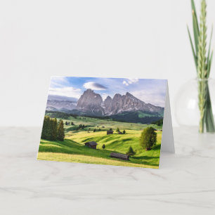 Seiser Alm Dolomite Alps, Italy Card