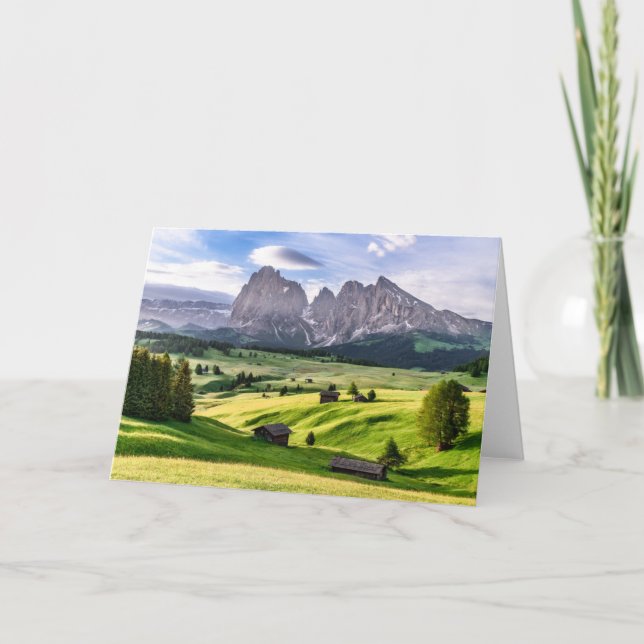 Seiser Alm | Dolomite Alps, Italy Card (Front)
