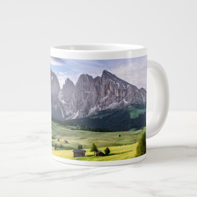 Seiser Alm | Dolomite Alps, Italy Large Coffee Mug (Front Right)