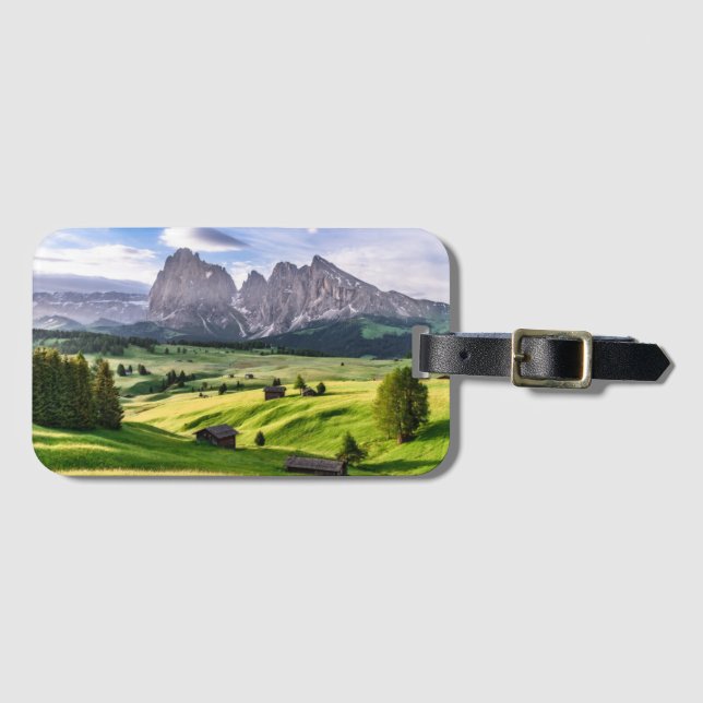 Seiser Alm | Dolomite Alps, Italy Luggage Tag (Front Horizontal)