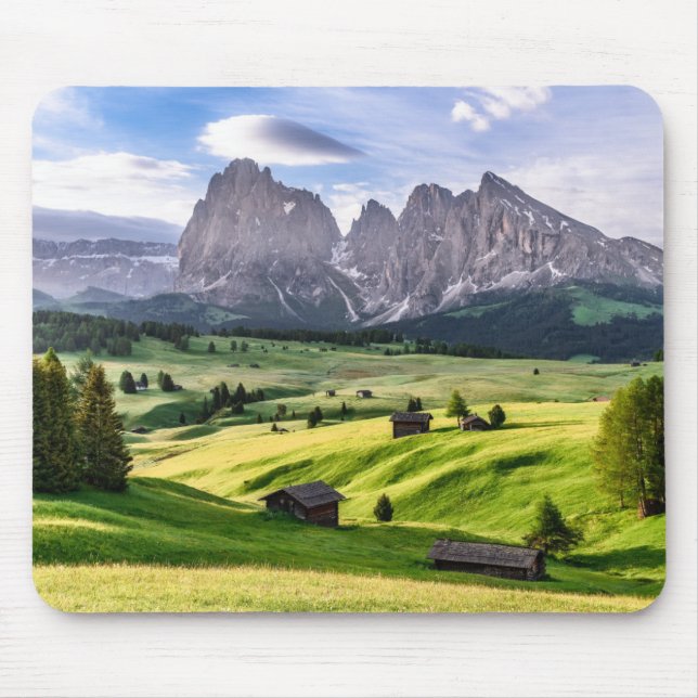 Seiser Alm | Dolomite Alps, Italy Mouse Mat (Front)