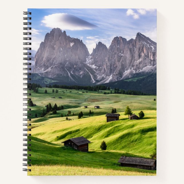 Seiser Alm | Dolomite Alps, Italy Notebook (Front)