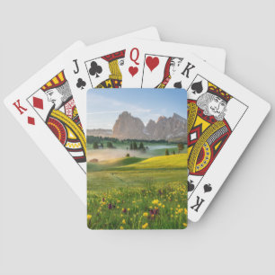 Seiser Alm, Dolomite Alps, Italy Playing Cards