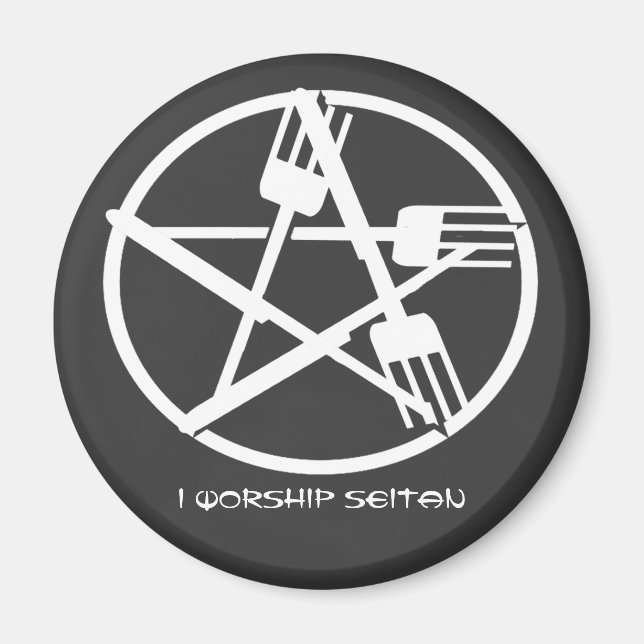 Seitan Worship Magnet (Front)