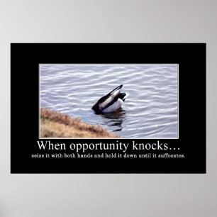 Seize opportunity with both of your hands [XL] Poster