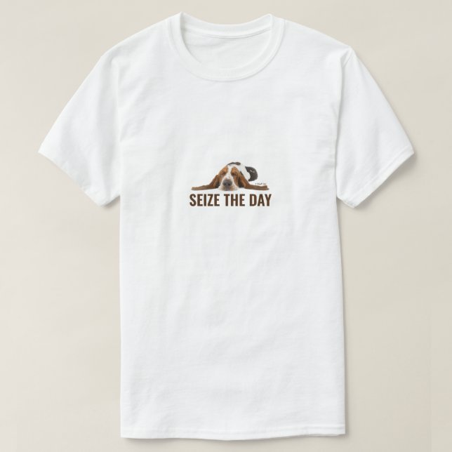 Seize The Day (light) - A MisterP Shirt (Design Front)