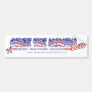 Seize the Moment 2010 Bumper Sticker