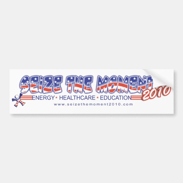 Seize the Moment 2010 Bumper Sticker (Front)