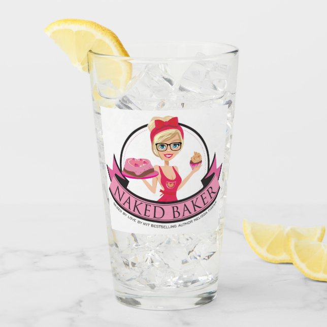 Seized by Love Baker Drinking Glass (Front Ice)