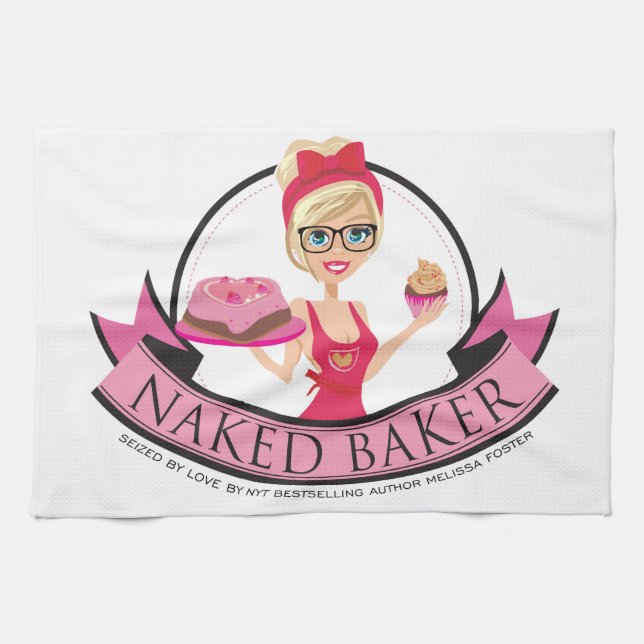 Seized by Love Baker Kitchen Tea Towel (Horizontal)