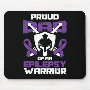 Seizure Disorder Awareness Proud Dad Of Epilepsy W Mouse Mat