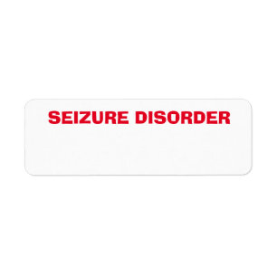 Seizure Disorder health condition, concern