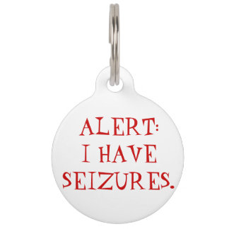 Seizures (Epilepsy) Medical Alert Dog Tag