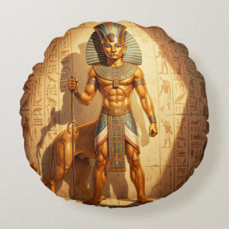 Sekhmet - Lion-Headed Goddess of War´3 Round Cushion