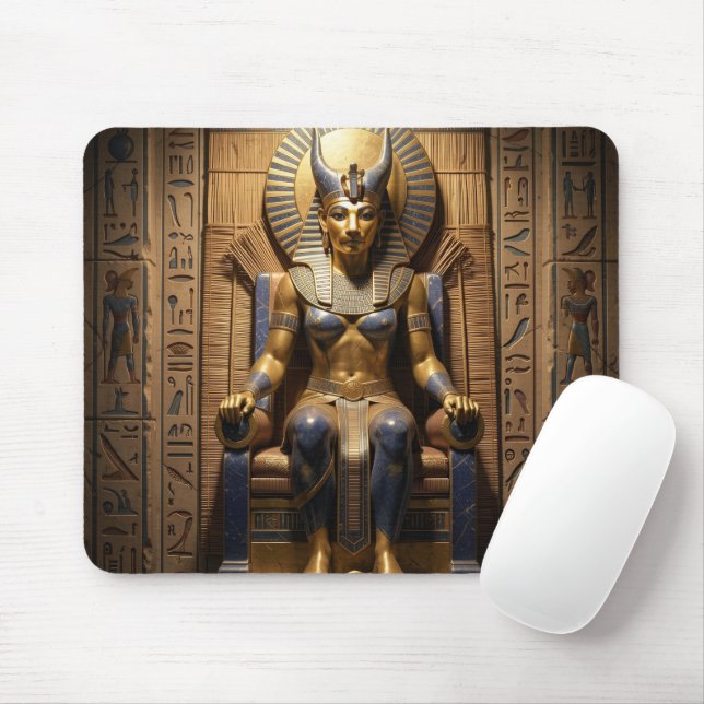 Sekhmet – Lion-Headed War Goddess Mouse Mat (With Mouse)
