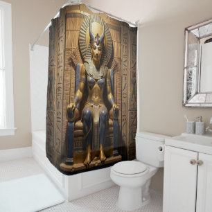 Sekhmet – Lion-Headed War Goddess Shower Curtain