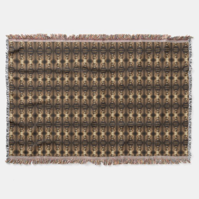 Sekhmet – Lion-Headed War Goddess Throw Blanket (Front)