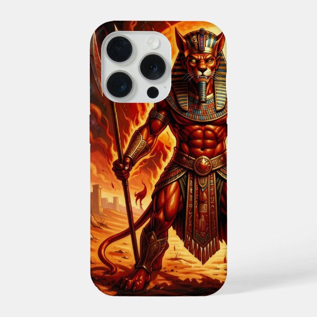 Sekhmet – Löwenköpfige Kriegsgöttin´1 iPhone Case (Back)