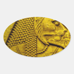 Sekhmet Oval Sticker