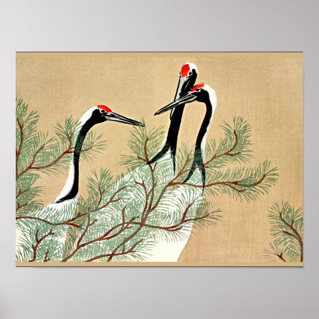 Sekka - Cranes from Momoyogusa Poster (Front)