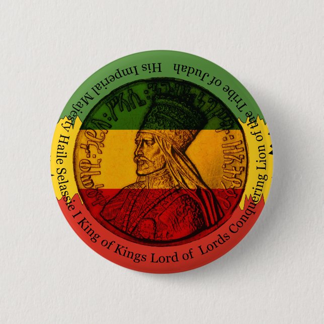Selassie I Pin (Front)