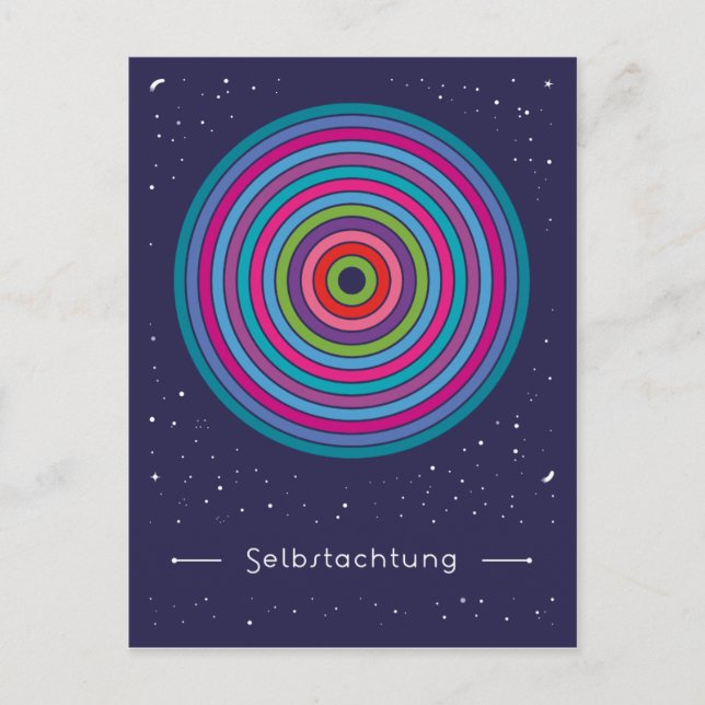 Selbstachtung Postcard (Front)