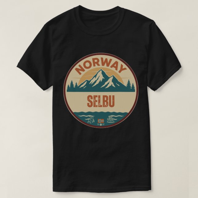 Selbu, Norge Norway T-Shirt (Design Front)
