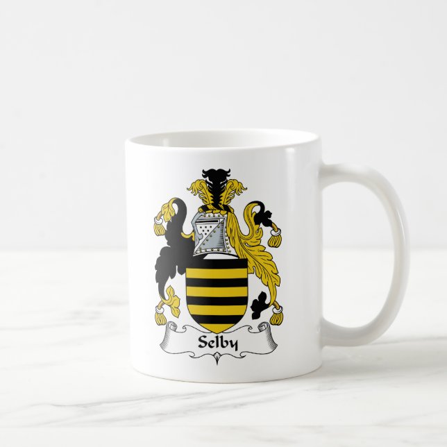 Selby Family Crest Coffee Mug (Right)