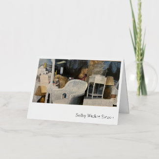 Selby Wicker Greeting Card