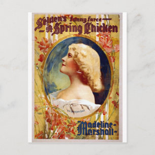 Selden's Funny Farce A Spring Chicken Postcard