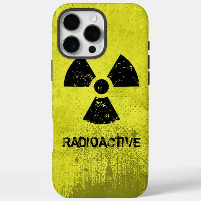 Select-A-Colour Radioactive Grunge Case-Mate iPhone Case (Back)