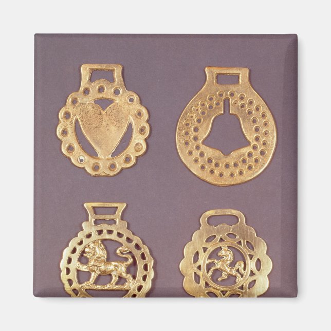 Selection of horse brasses magnet (Front)