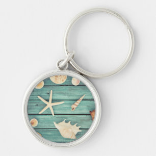 Selection Of Seashells Key Ring