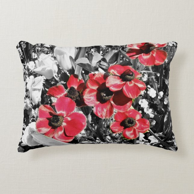Selective Beauty - Anemone Blossoms Pillow (Front)