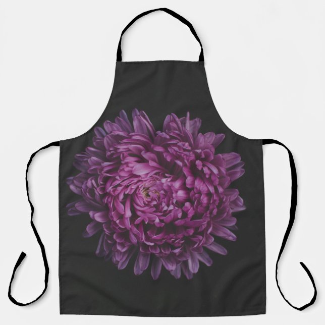 SELECTIVE FOCUS PHOTOGRAPH OF PINK PETALED FLOWER APRON (Front)