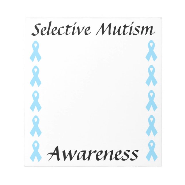 Selective Mutism Awarenesss Notepad (Front)