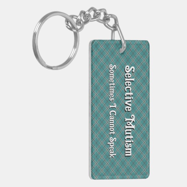 Selective Mutism Key Ring (Front Left)