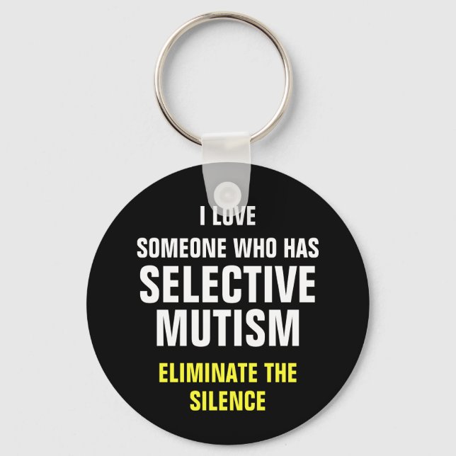 Selective Mutism Keychain (Front)