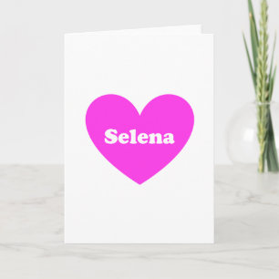Selena Holiday Card