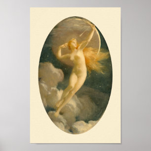 Selene, Goddess of the Moon   Jules Machard Poster