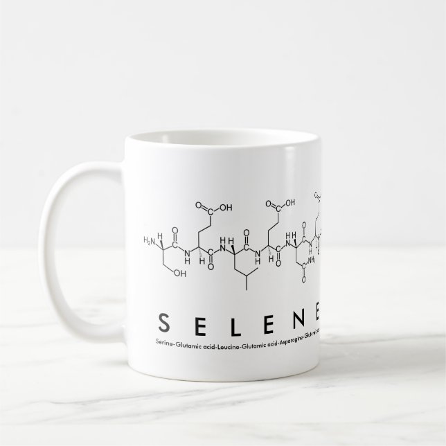 Selene peptide name mug (Left)