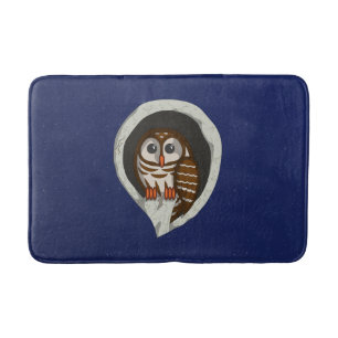 Selene the Owl Bath Mat