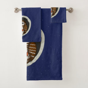 Selene the Owl Towel Set