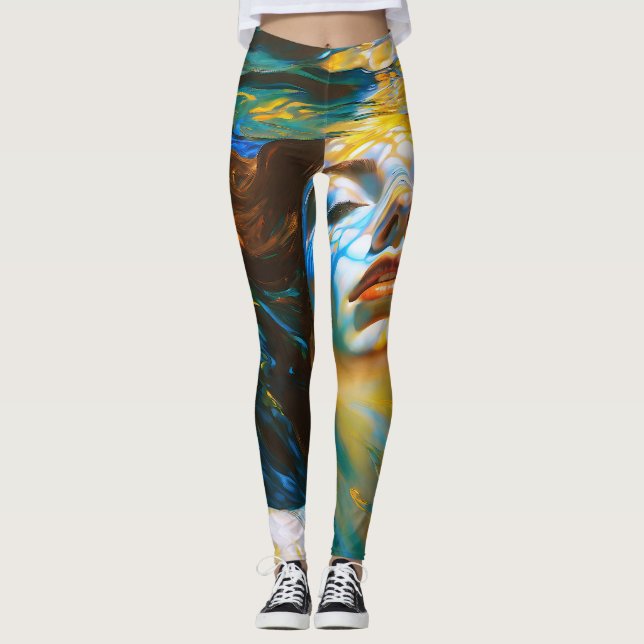 “Selene” - Women In Water Leggings (Front)